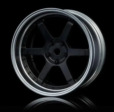 Jantes 106 Offset réglable Chrome mat/Chrome noir - MST - 832108FBK