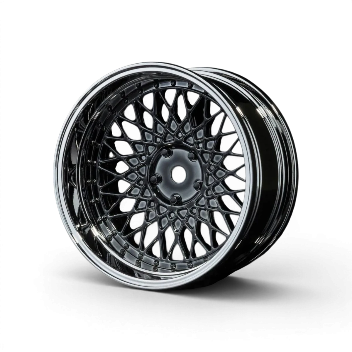 Jantes 501 Offset réglable Chrome/Chrome noir - MST - DriftParadiZ