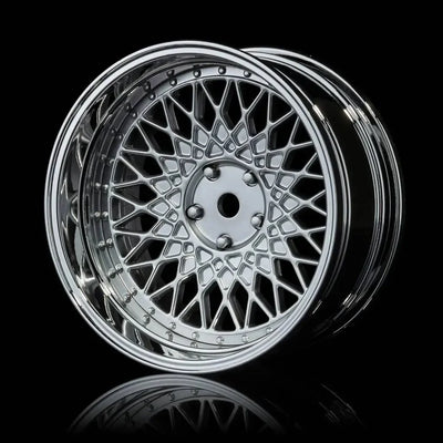 Jantes 501 Offset réglable Chrome/gris mat - MST - 832103FS