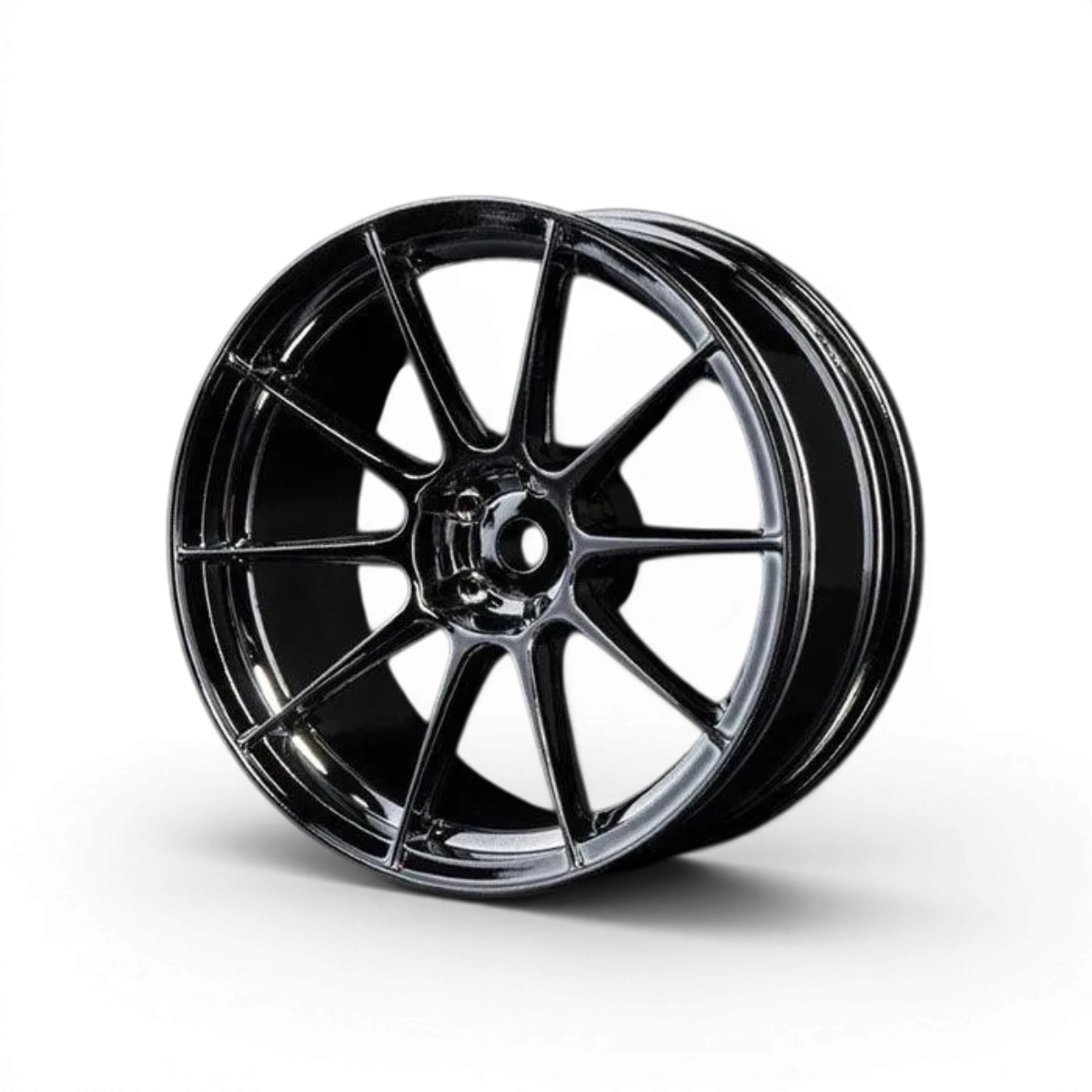 Jantes Max Speed Technology 5H +5 chromées/noires, roues sportives pour voiture, finition brillante et design moderne.