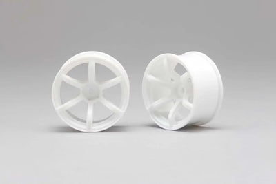 Jantes 6 branches RACING PERFORMER OFFSET 8 blanche - YOKOMO - RP-6213W8A
