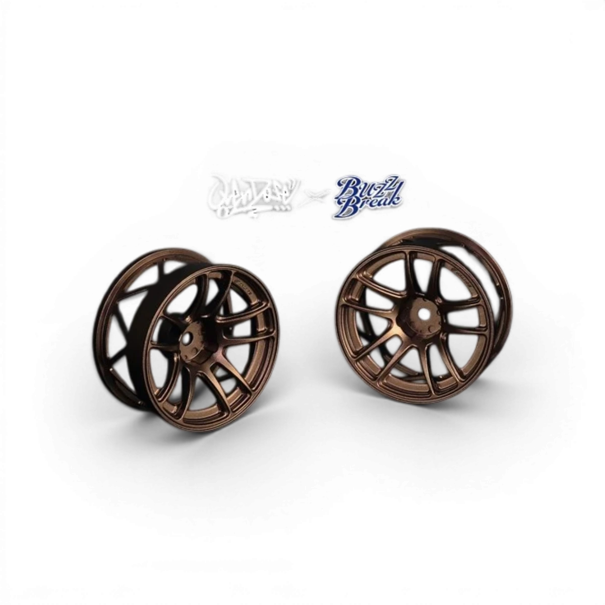Jantes en aluminium VALINO N820S UL-SPEC de 26 mm offset, finition bronze, pour roues de voiture, marque Overdose.
