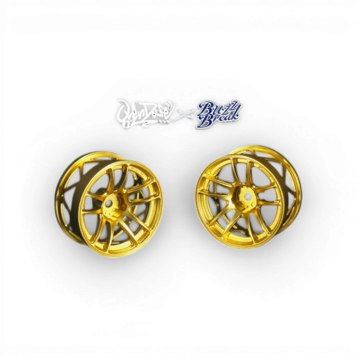 Jantes en aluminium VALINO N820S UL-SPEC de marque Overdose, or, avec décalage de 26 mm, modèle pour roues.