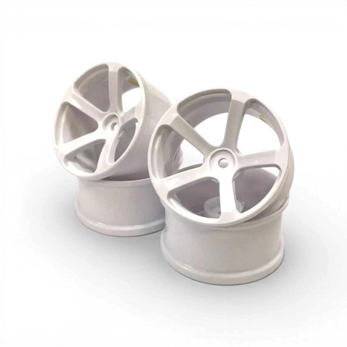 Jantes DRS-5 Blanches Offset +7 - Super Haute traction - TOPLINE - DriftParadiZ