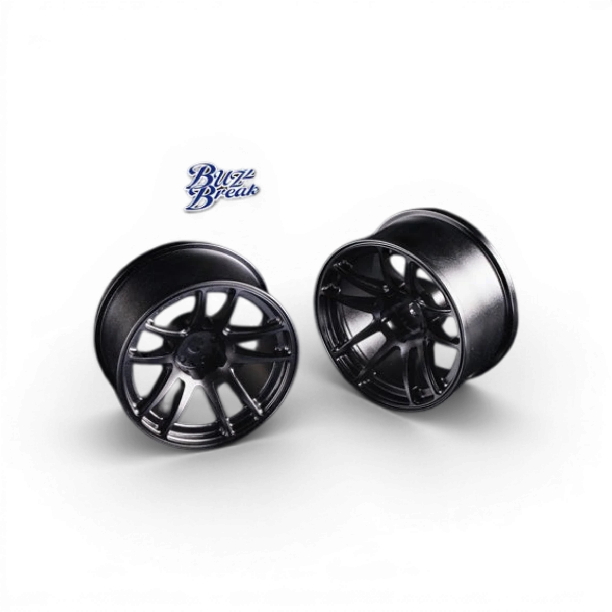Jantes en aluminium VALINO N820S noires de 26mm anodisées avec offset +7, pour roues BuzzBreak.
