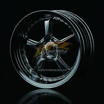 Jantes kairos +8 Chrome/noires - MST - 102034SBK