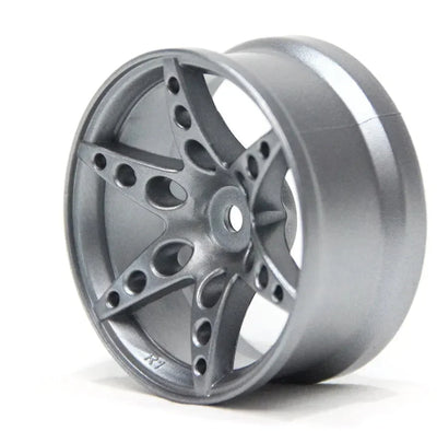 Jantes R1 déport +6mm - Gris argent - SRC Sideways RC - SRC-R1-SIL