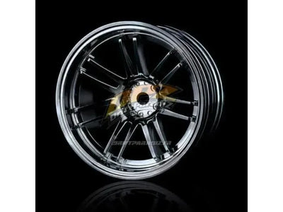 Re30 +10 Chrom/Schwarze Felgen - MST - 102024SBK