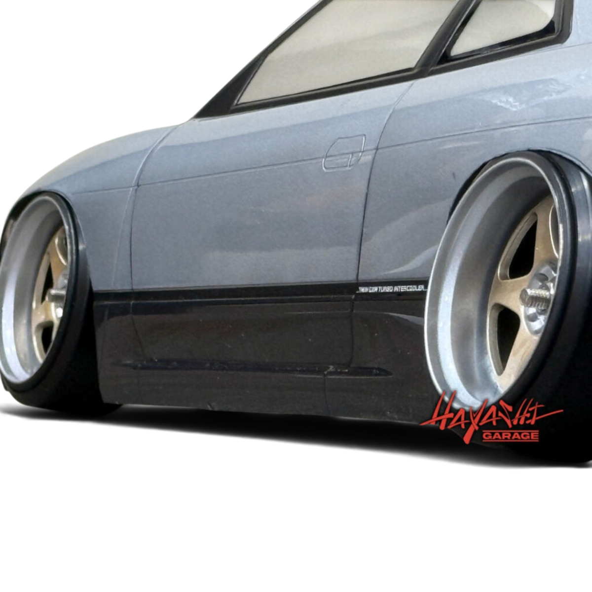 Jantes RIMS 5-STAR MULTIPIECE STYLE 1/10 en blanc brillant avec offset de 6 mm, par Hayashi Garage, pour customization de voiture.