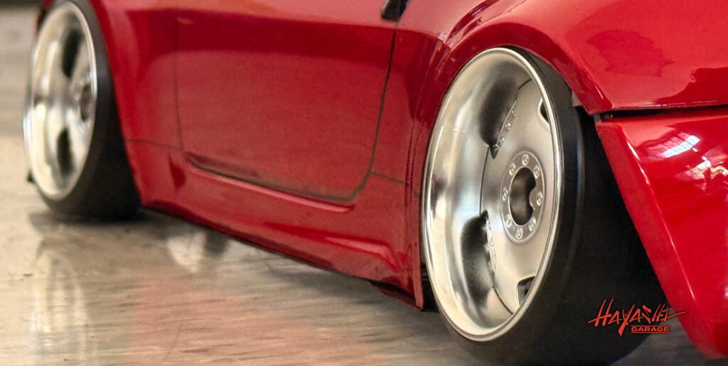 Jantes RIMS EURO (BIPPU) VIP DISH 1/10 Noir brillant – offset 8 mm – Hayashi Garage - HG20208 - DriftParadiZ