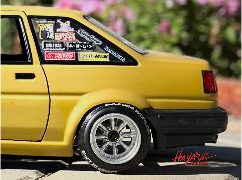 Jantes RIMS PANA 8-SPOKE STYLE 1/10 Gun metal – offset 6 mm – Hayashi Garage - HG20326 - DriftParadiZ