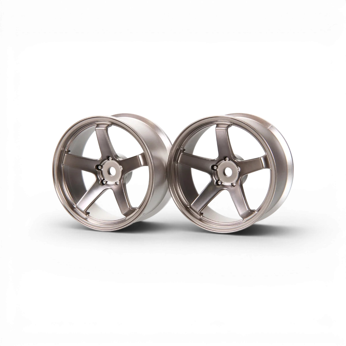 Jantes Shiba Wheel F23 Offset +7 Gris titane- SHIBATA - DriftParadiZ