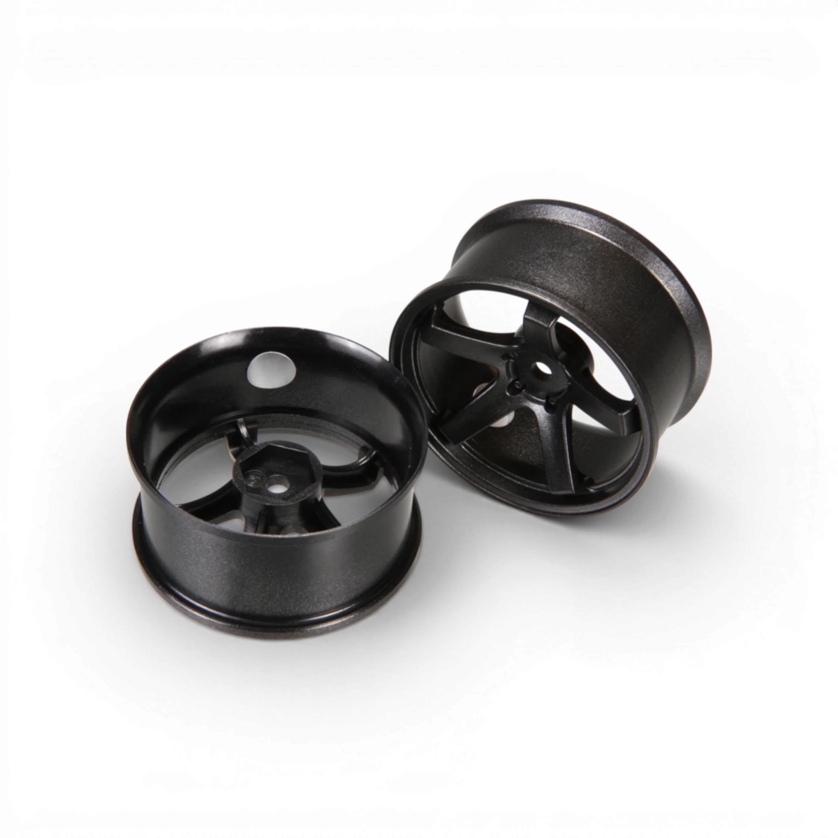 Jantes Shiba Wheel F23 Gun Metal, roues en alliage avec décalage +7, design moderne, marque SHIBATA.