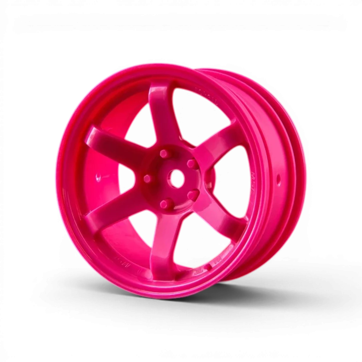Jantes Max Speed Technology TE37 Haute Traction Roses de 7 pouces, paire de roues en alliage pour voitures sportives.