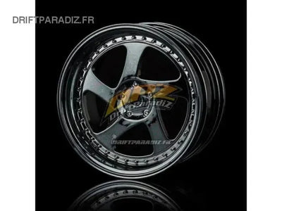 Jantes TMB +5 Chrome/noire - MST - 102044SBK