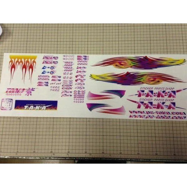 Kit de décoration personnalisé 2013 D1 Street Legal Naoki Nakamura pour voiture, marque PS-Taka, avec graphismes colorés.