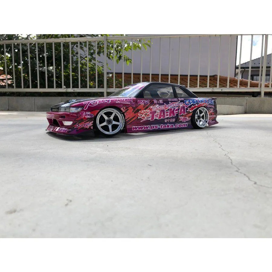 Kit de décoration personnalisé pour Nissan Silvia S13 Fujio Meihan Special 2019, de la marque PS-Taka, avec motifs colorés.