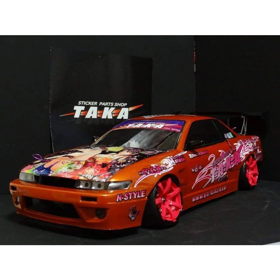 Kit de décoration D1 Street Legal Nagai de PS-Taka, set de customisation pour véhicule avec graphiques colorés.