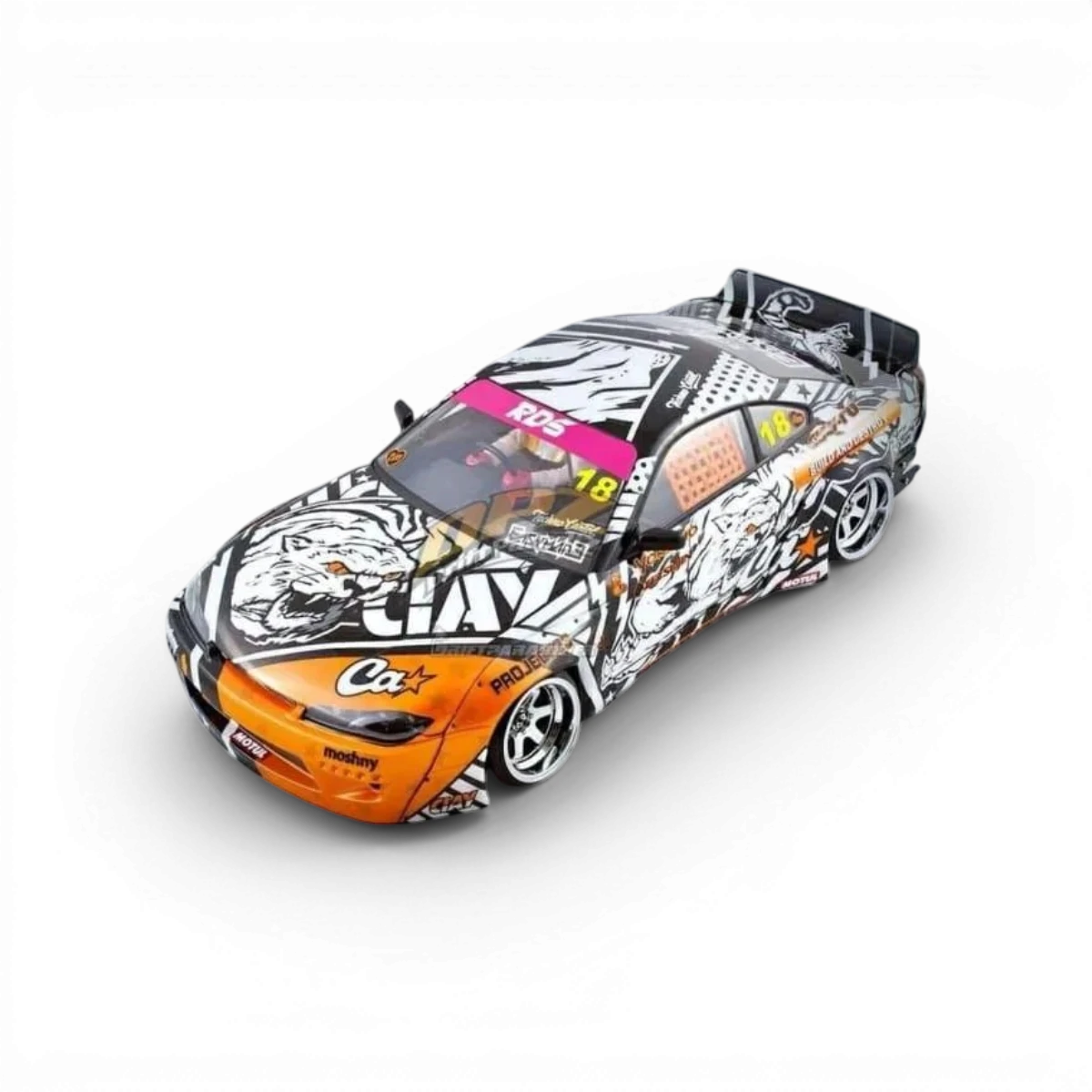 Kit ROCKET BUNNY full set pour NISSAN S15 abc hobby(66158) - ADDICTION - DriftParadiZ - Addiction rc design AD016-6