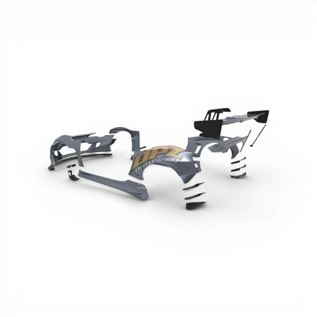 Kit carrosserie Rocket Bunny V3 complet pour Toyota GT86, en fibre de carbone, de la marque Addiction RC Design.