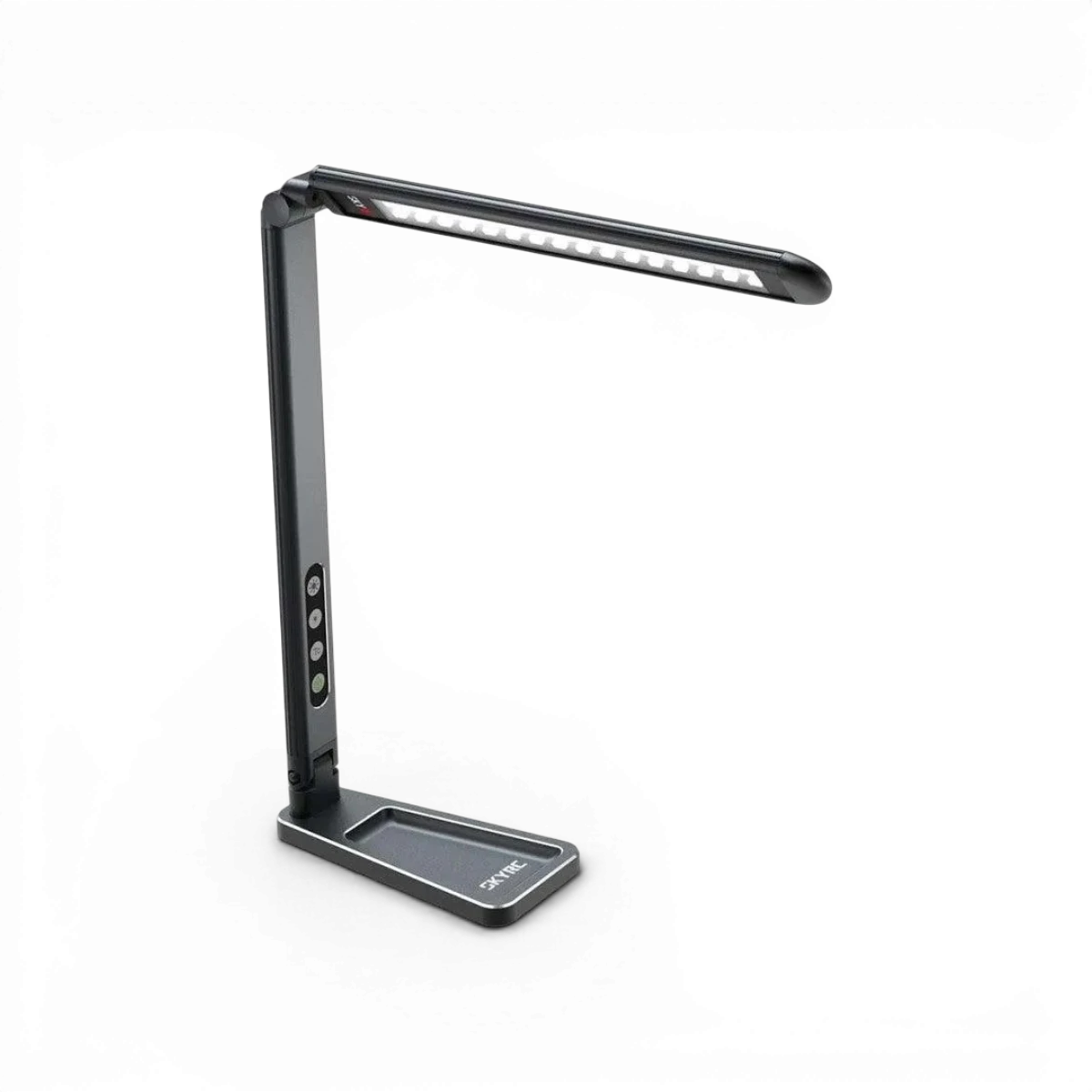 Lampe LED SkyRc, accessoire lumineux compacte avec design moderne, vue de face montrant l’éclairage blanc.