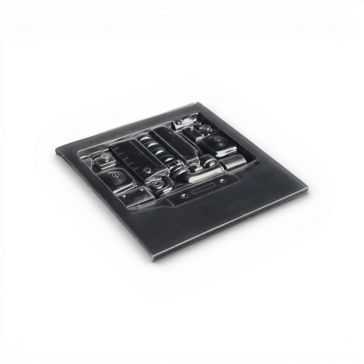 Baie moteur pour voiture RC LS2 de la marque Aplastics RC, pièce de carrosserie pour modèles de drift et course.