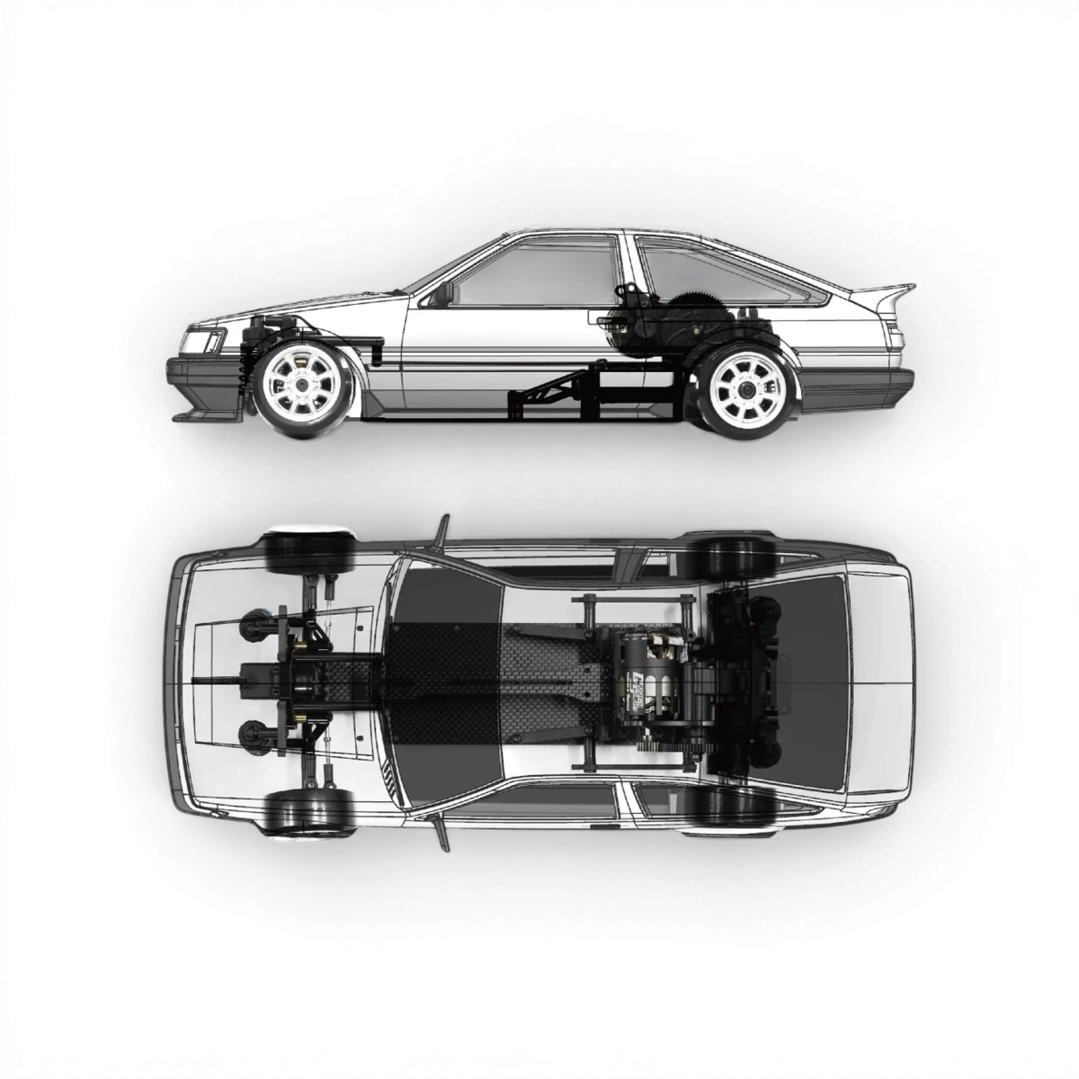Kit de conversion M-Competition pour RDX de Wrap-UP Next, comprenant pièces de performance pour modification véhicule.