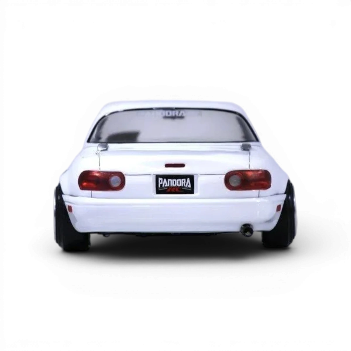 Modèle réduit de Mazda MX-5 NA Eunos Roadster Pandora RC, carrosserie de voiture de drift avec détails réalistes.