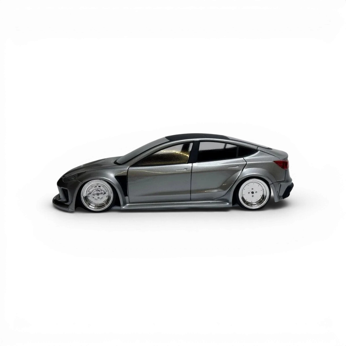 Carrosserie Model 3 pour RC Aplastics RC, design drift Paradiz, vue de face avec détails de la carrosserie.