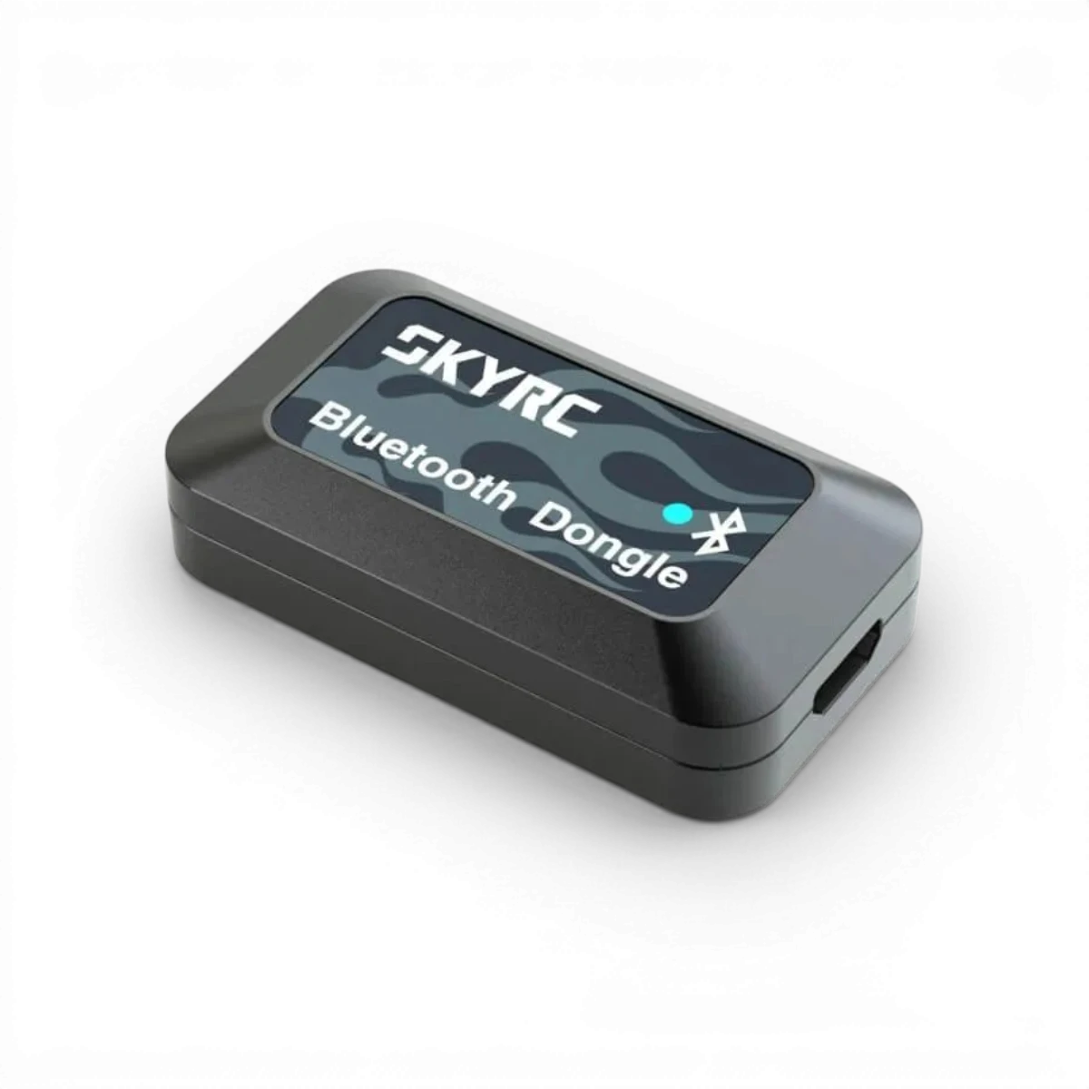 Module dongle Bluetooth SkyRc pour électronique SkyRC Sky600135, connecté à un appareil électronique en image.