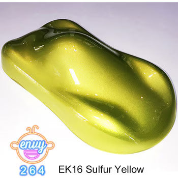 Peinture aérographe jaune sulfur Show UP ENVY, 50 g, en tube, prête à être utilisée pour la peinture artistique ou de modélisme.