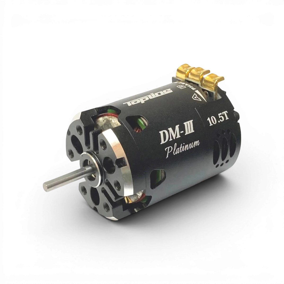 Moteur brushless DM-III platinium 10.5T - Type High RPM - Topline - DriftParadiZ