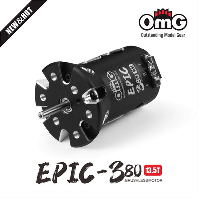 Motor sin escobillas con sensor Epic 380 Drift 10.5T - Dios mío - EPIC-380-10.5T/BK