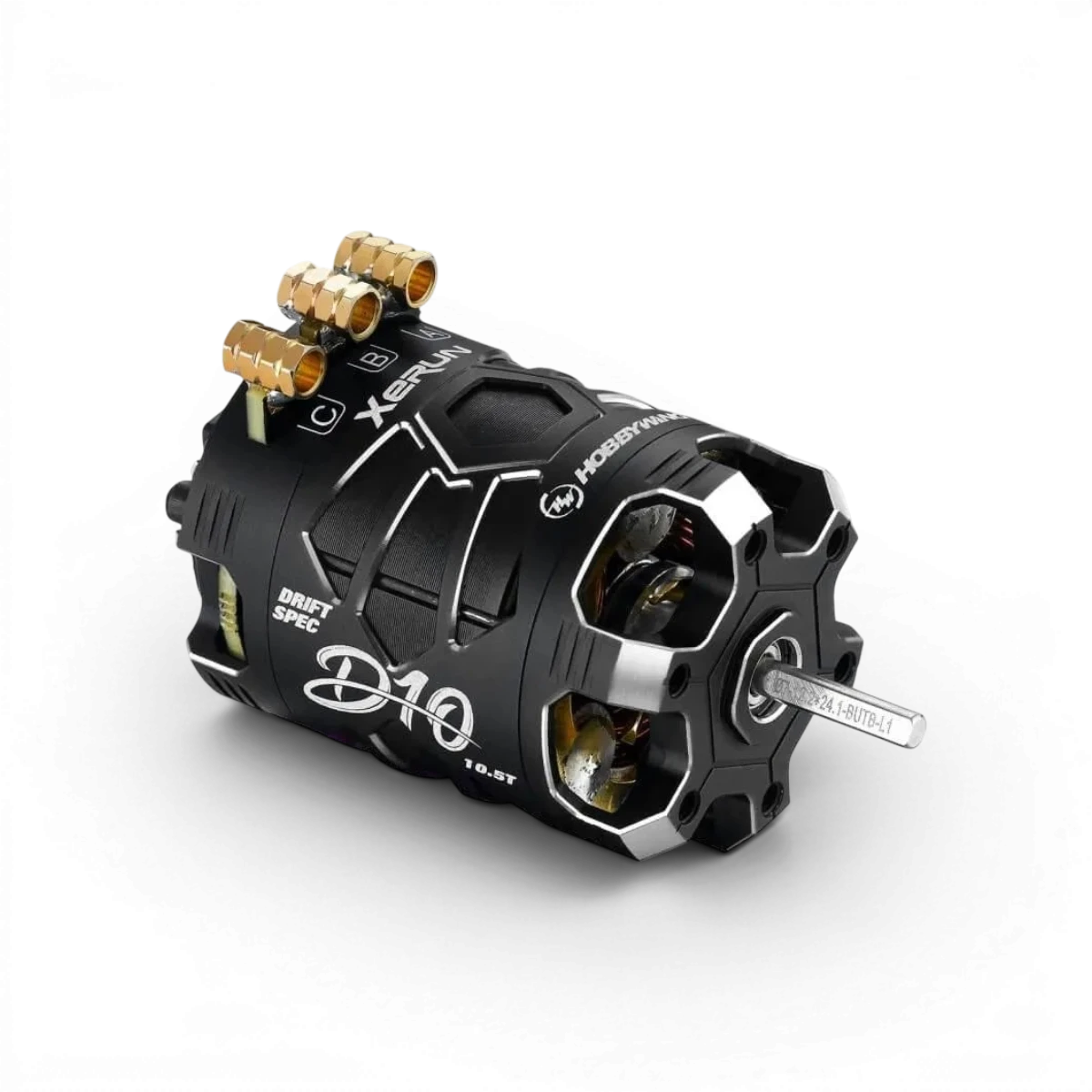 Moteur drift Xerun D10 Brushless - 10.5T - Noir/gris - HOBBYWING - DriftParadiZ