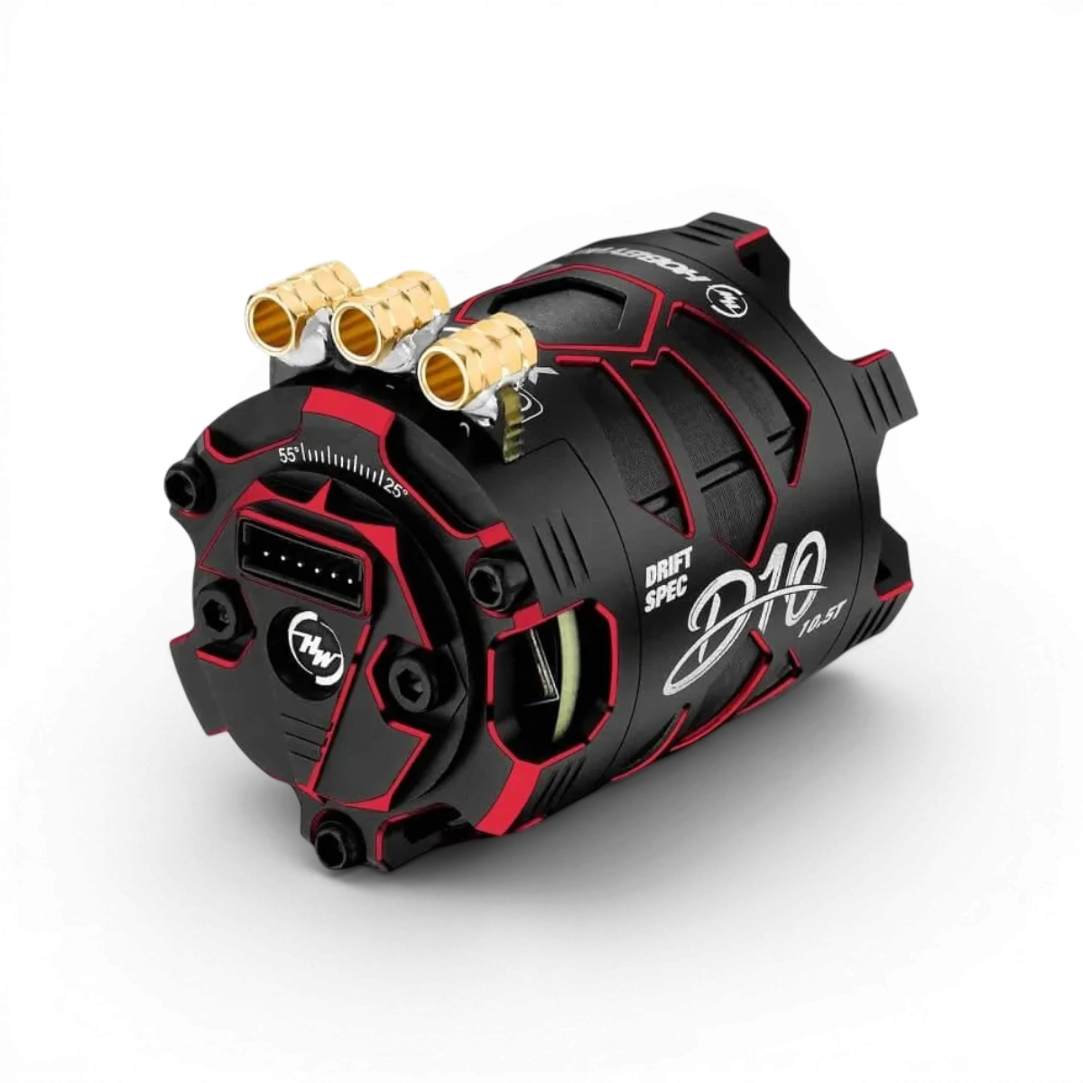 Moteur drift Xerun D10 Brushless - 10.5T - Noir/Rouge - HOBBYWING - DriftParadiZ