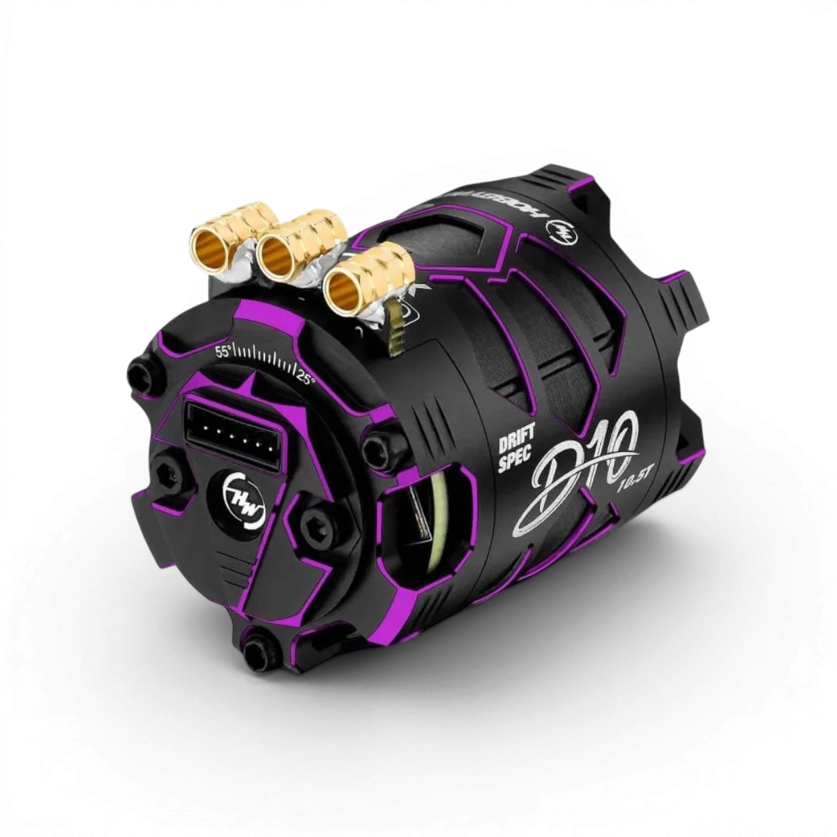 Moteur drift Xerun D10 Brushless - 10.5T - Noir/Violet - HOBBYWING - DriftParadiZ