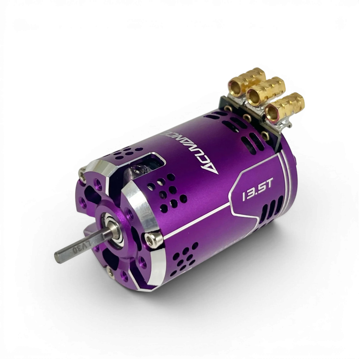 Moteur électronique Luxon AGILE 13.5T de la marque Acuvance, vue de face avec détails du rotor et du cache.