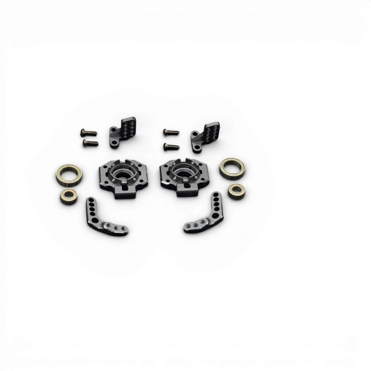 Moyeu arrière en aluminium SR Series de RhinoRacing, conçu pour vélo, avec détails et finition élégante visible dans l'image.