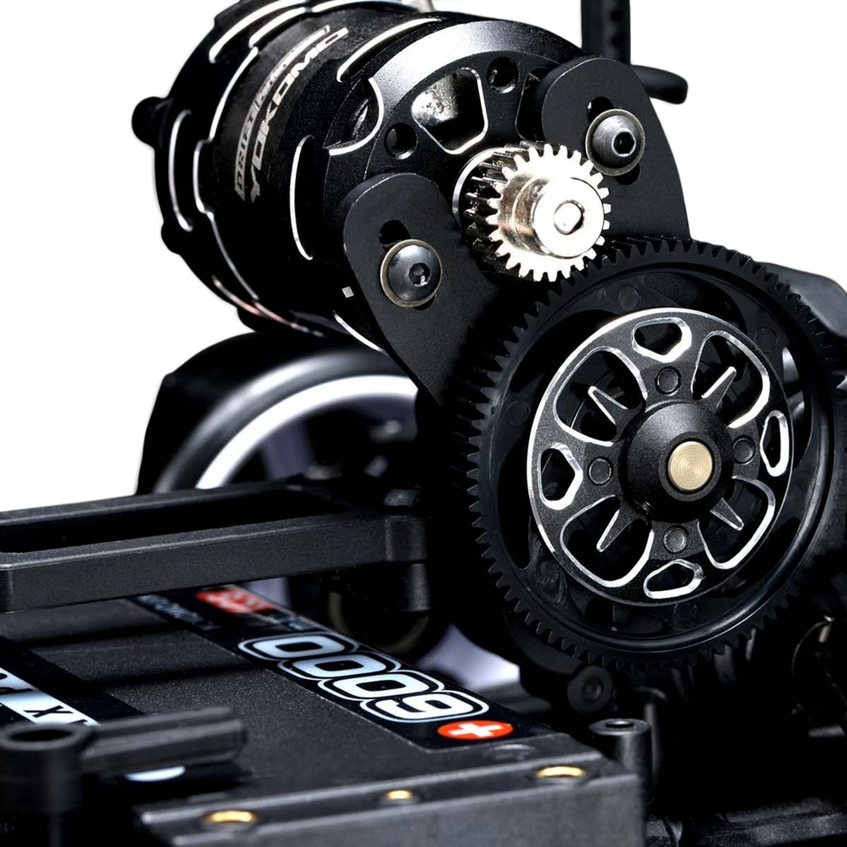 Moyeu de couronne allégé en aluminium noir pour RC RD, SD, MD, pièce détachée de la marque Team Yokomo