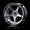 GT offset adjustable chrome/matt gray - MST - 832109FS
