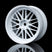 Adjustable - White - MST - 832101W LM rims