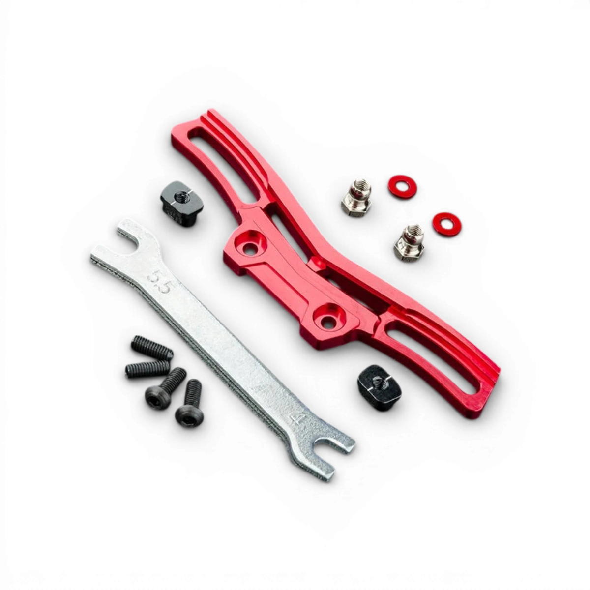 Tour amortisseurs avant aluminium Rouge RMX