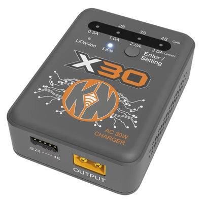 MULTI-CHARGEUR AC 30W LIPO - LI ION - LIFE - Konect - KN-X30