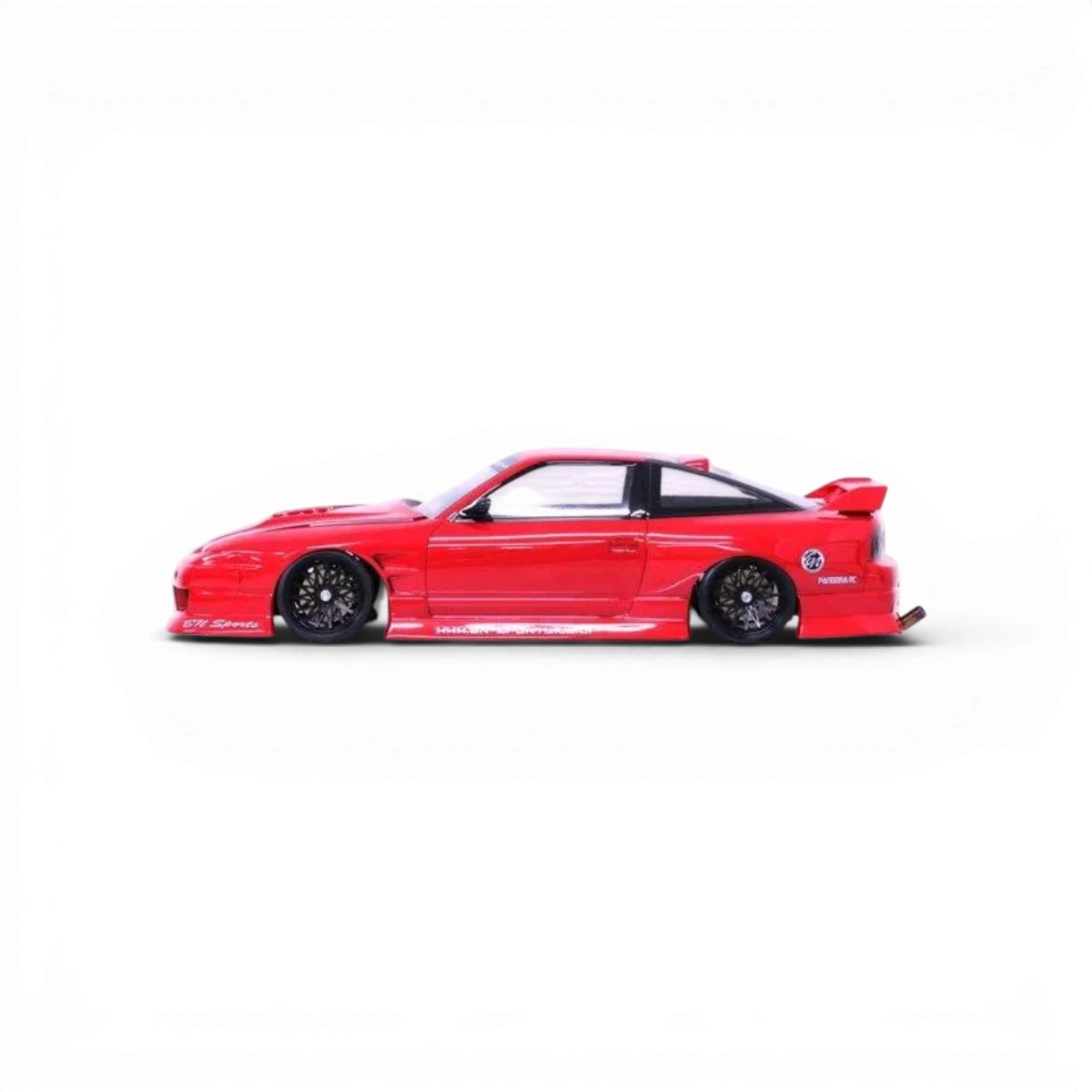 Carrosserie Nissan 180SX BN Sports de Pandora RC, détail et finition en plastique pour voiture RC.