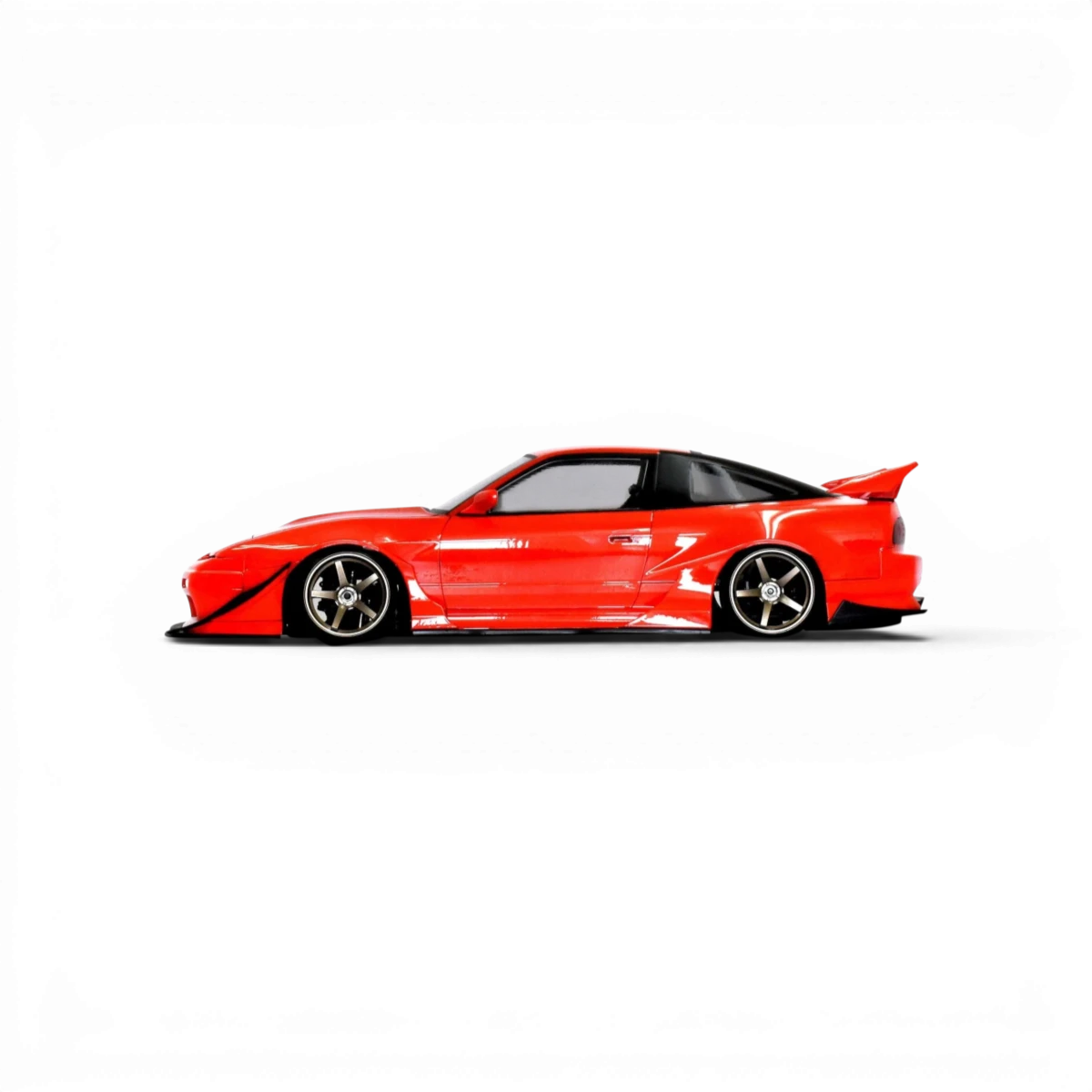 Carrosserie Nissan 180SX Wisteria de Team Reve D, modèle pour drift ou tuning, avec détails en couleur violette.
