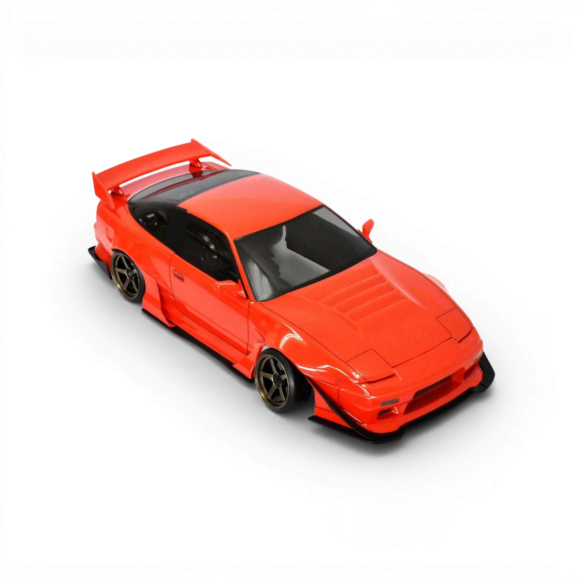 Carrosserie Nissan 180SX Wisteria de Team Reve D, finition détaillée pour modèle de voiture de drift.