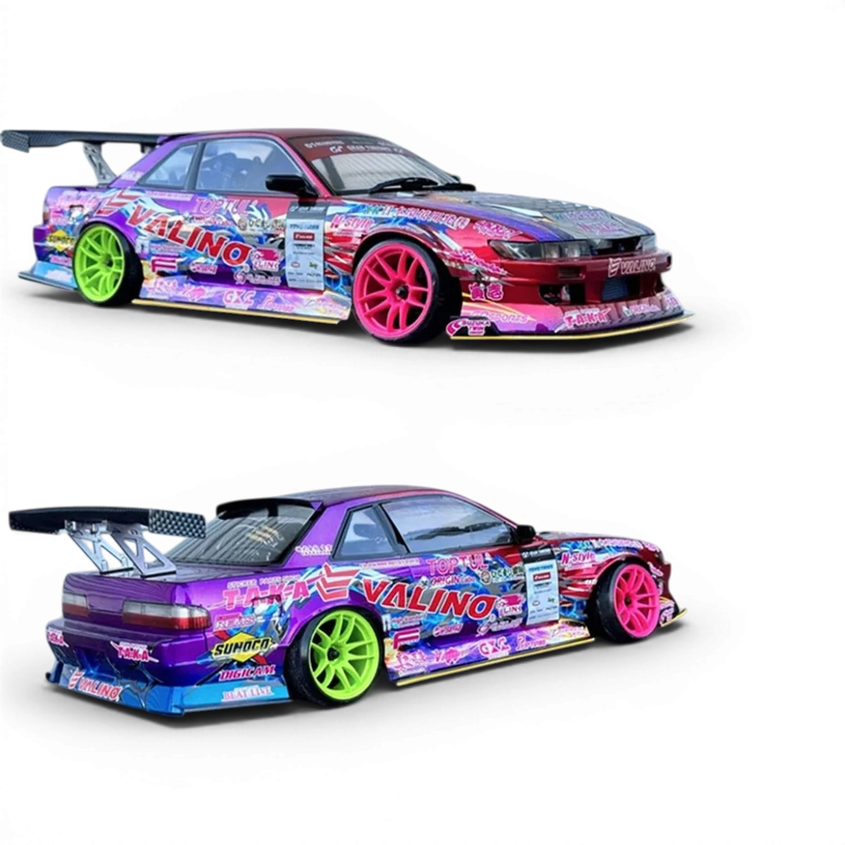 NISSAN 240SX SILVIA S13 NAOKI NAKAMURA 2024 1-10 BODY SET + Décoration - ADDICTION - DriftParadiZ