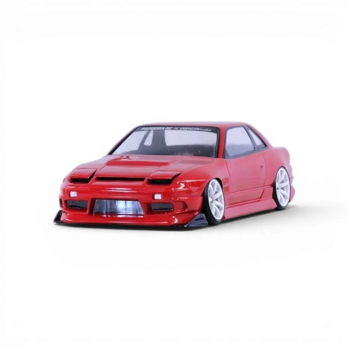 Carrosserie Nissan One-via 240SX Pandora RC ORIGIN Labo, modèle pour voiture télécommandée, détails de la carrosserie.