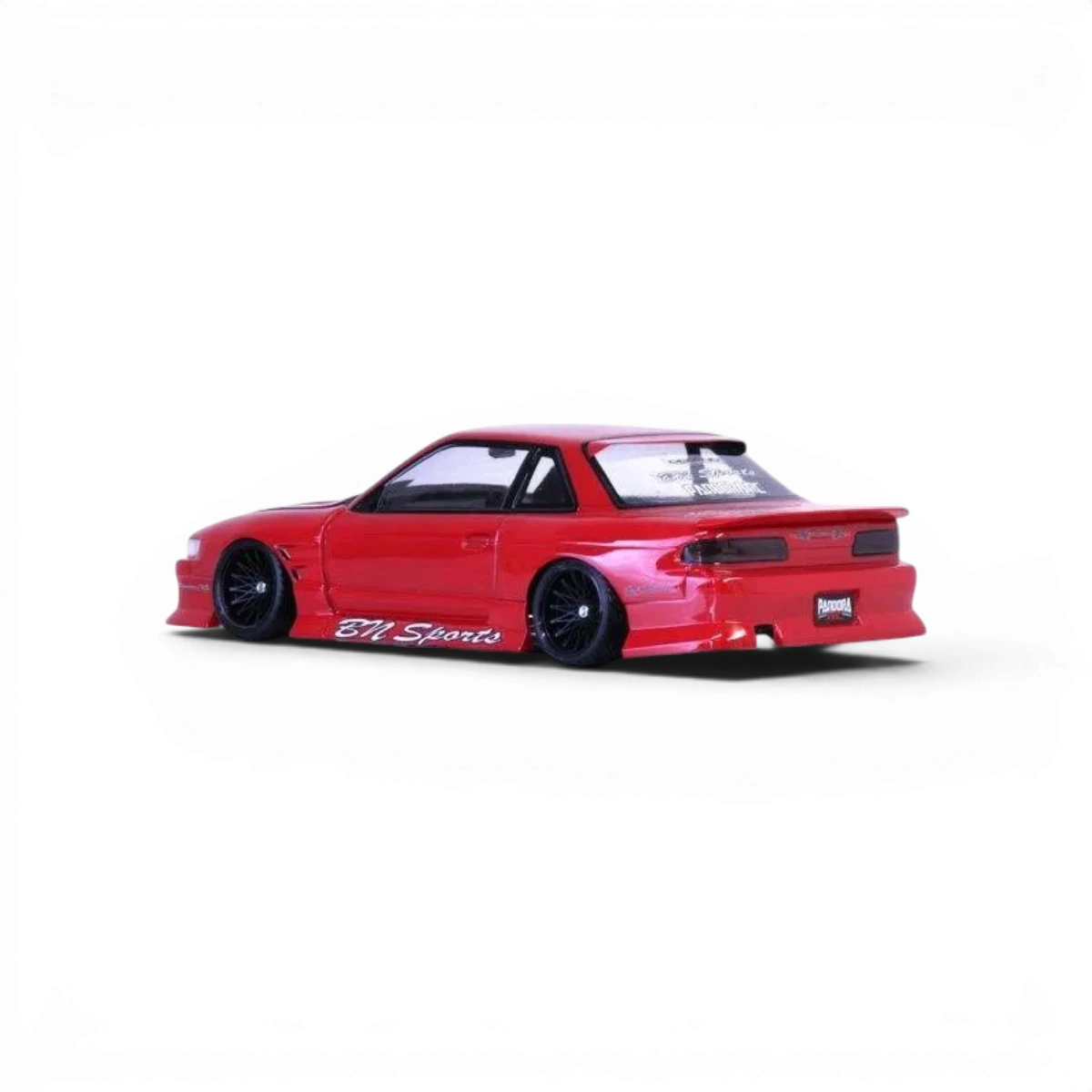 Carrosserie Nissan Silvia S13 BN Sports de Pandora RC, détail réaliste pour modélisme automobile.