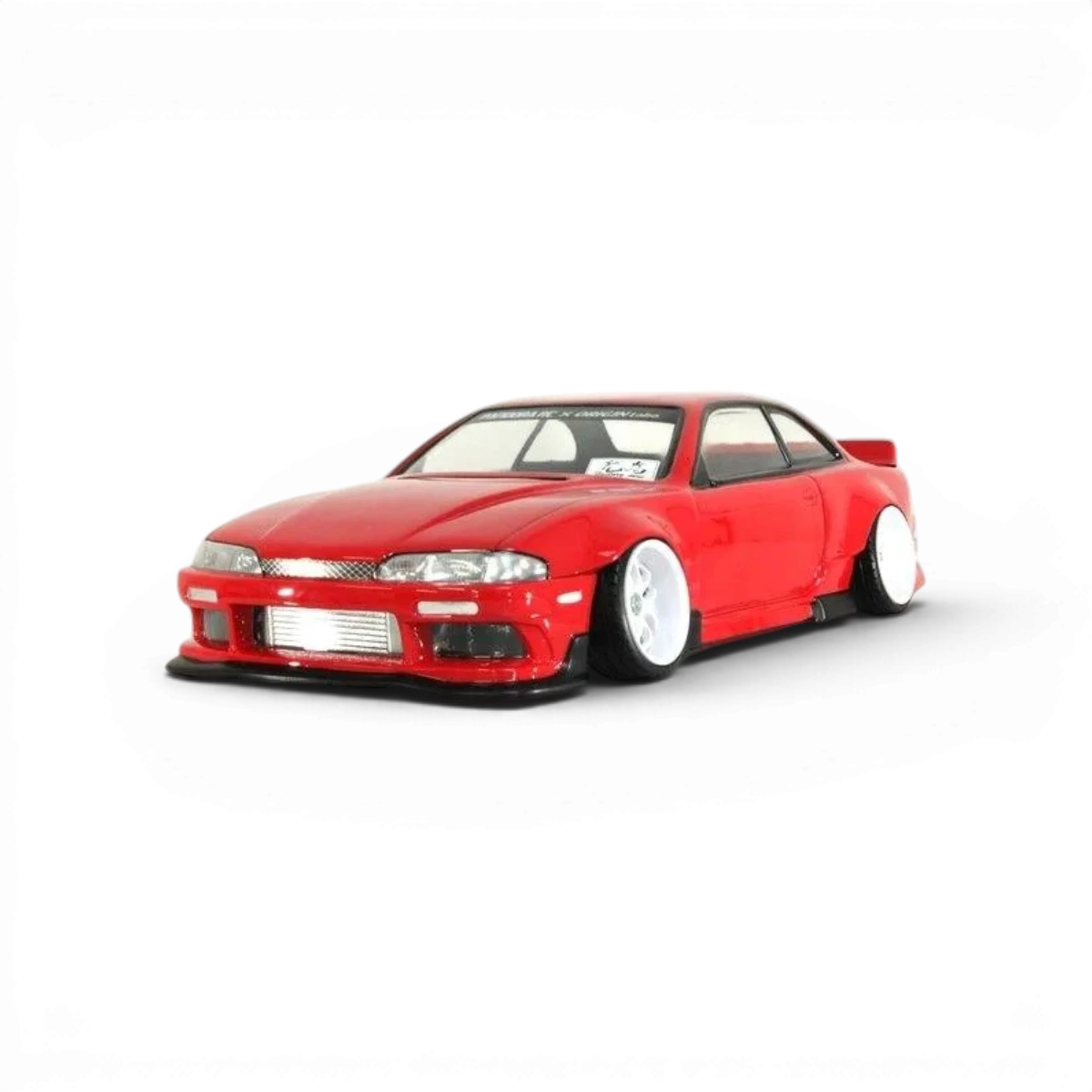 Modèle de carrosserie Nissan Silvia S14 early version de Pandora RC, conçu par ORIGIN Labo, présenté en détail dans cette image.